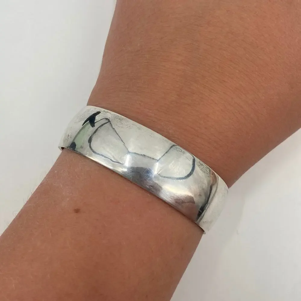 Vintage Douglas Etsitty sterling silver cuff bracelet